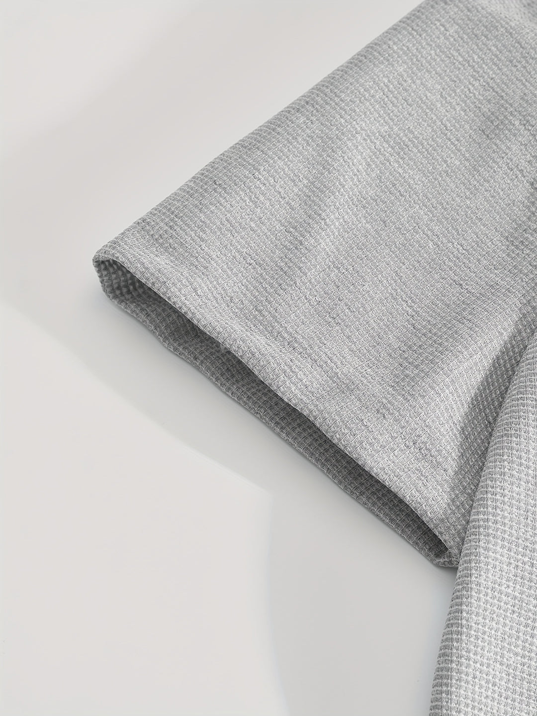 Textured Minimalist T-Shirt and Shorts Set