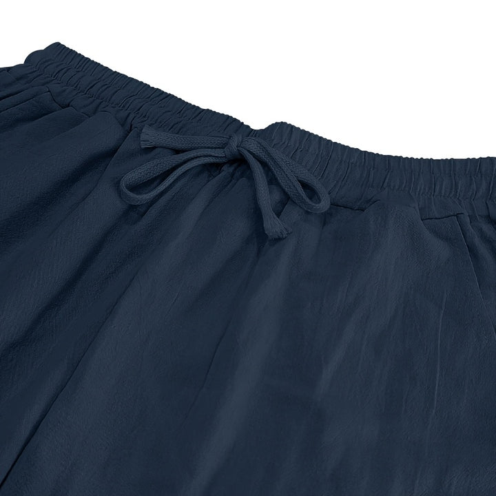 Linen Drawstring Pants