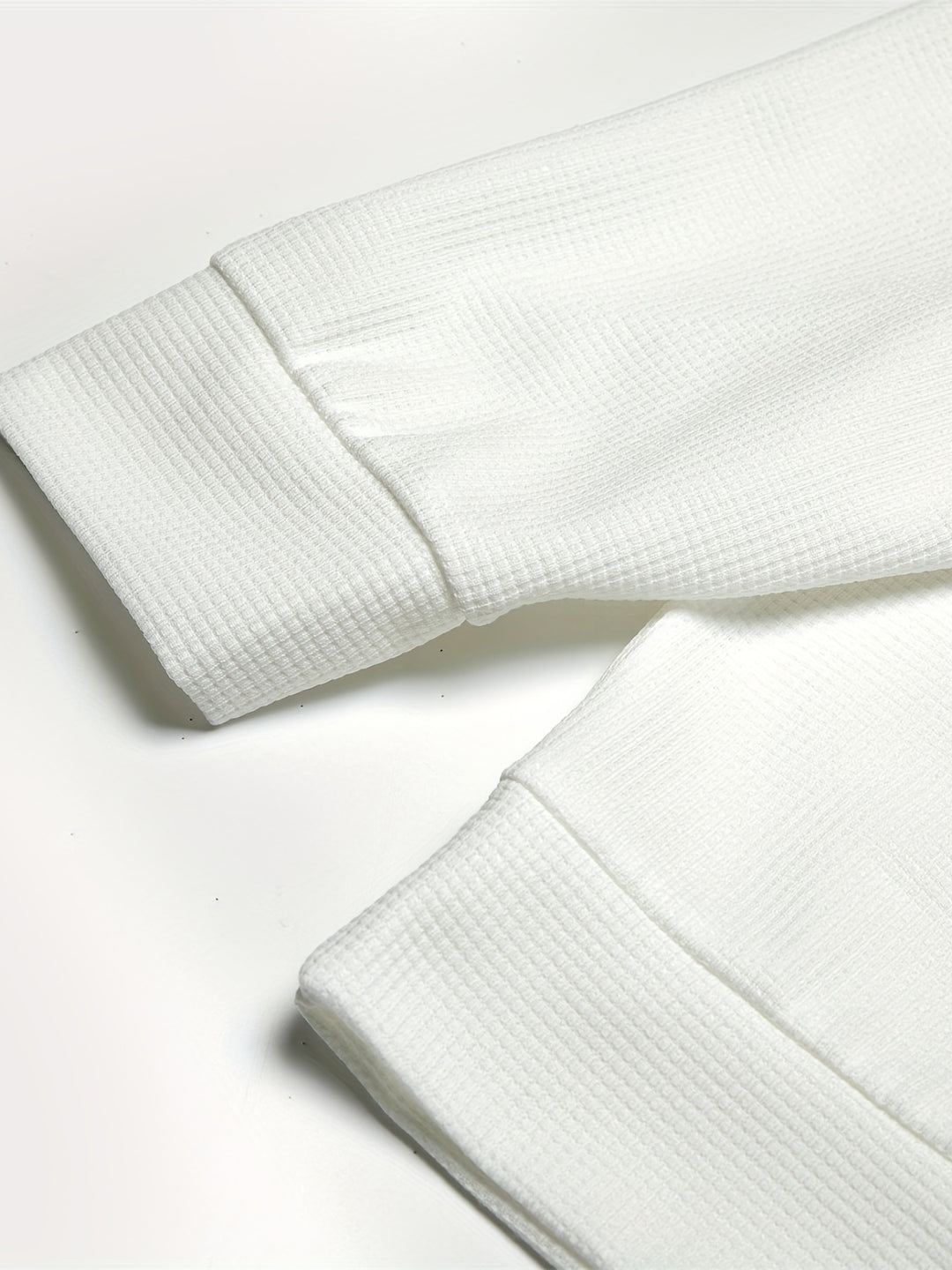 Textured Long Sleeve Top and Joggers Set