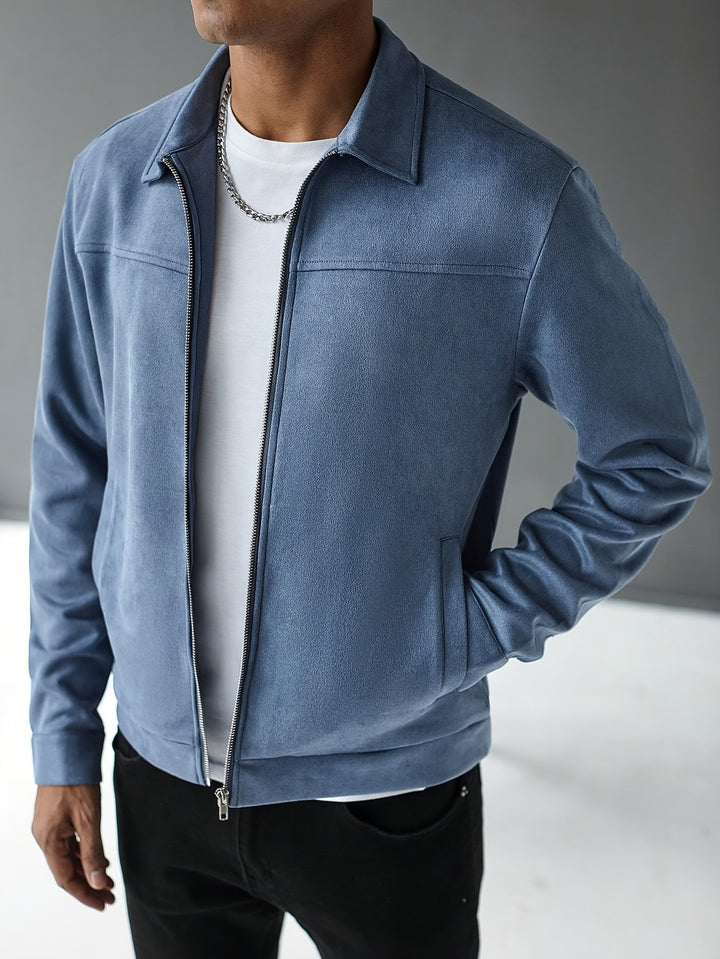 Tailored Suede Jacket