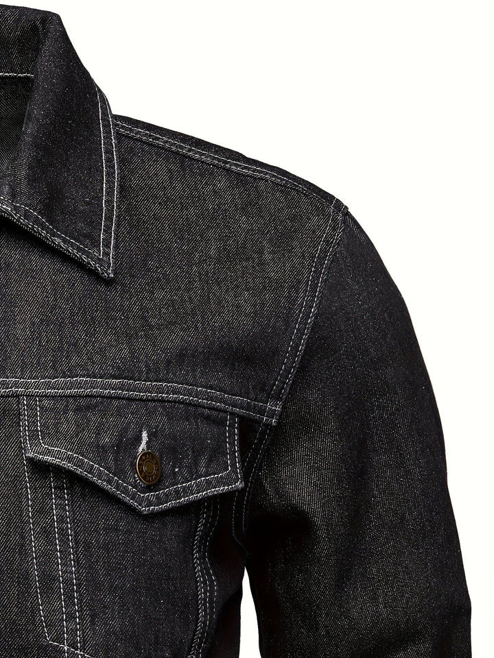 Classic Button-Up Denim Jacket
