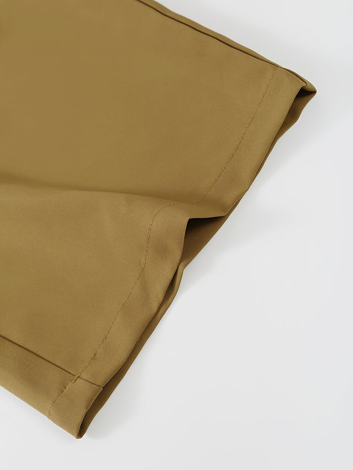 Relaxed Tailored Short Sleeve Shirt and Trousers Set