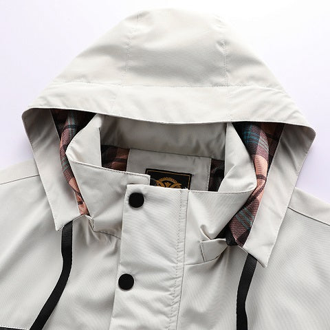 Waterproof Hooded Utility Jacket