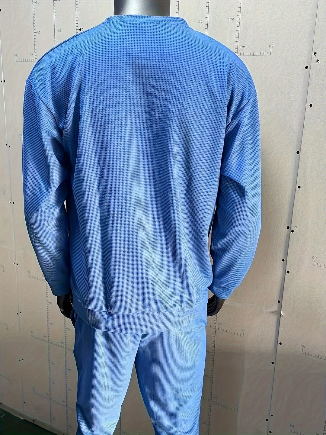 Textured Long Sleeve Top and Joggers Set