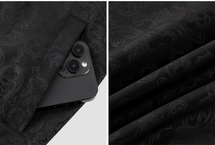 Textured Floral Bomber Jacket