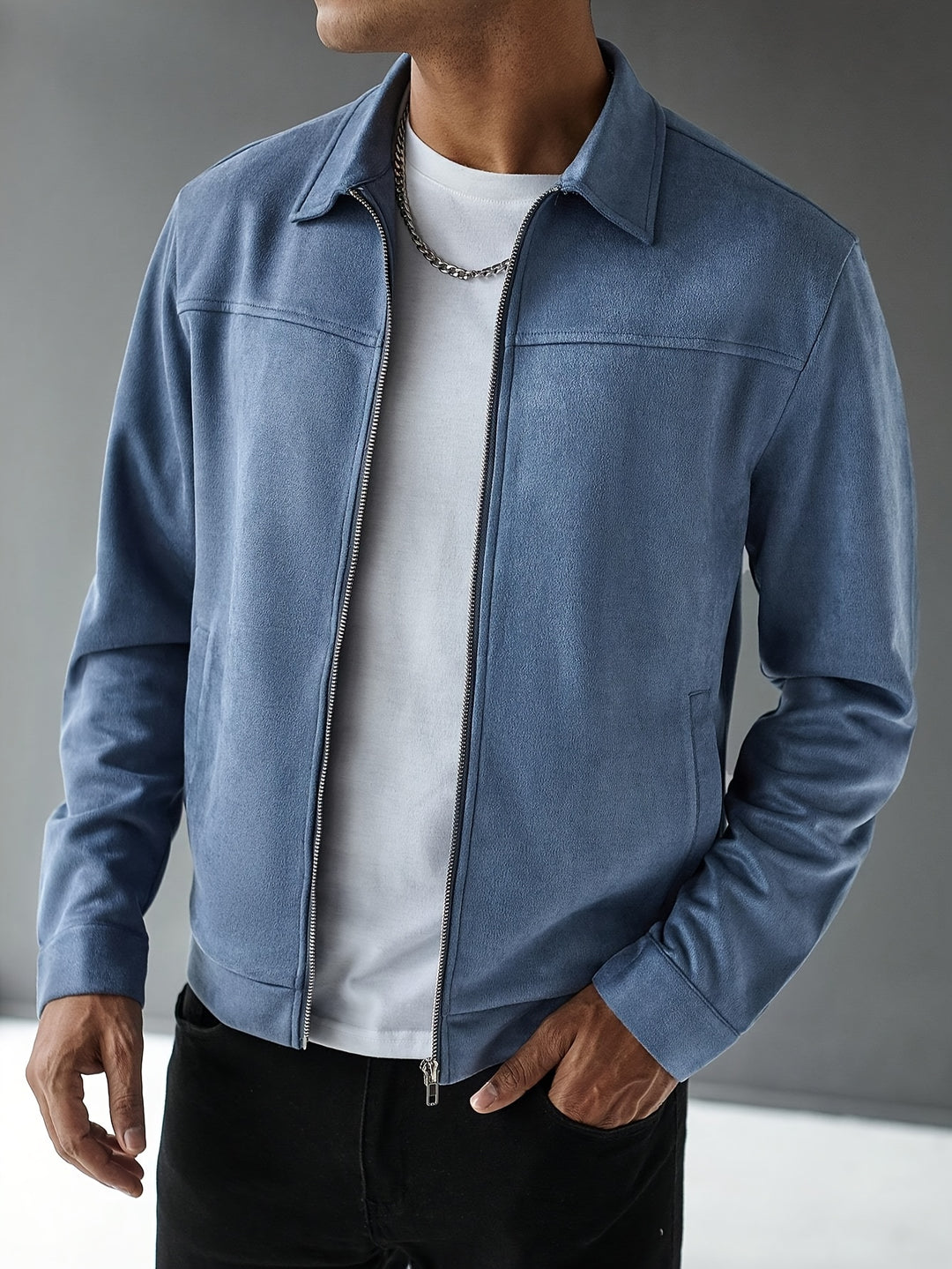 Tailored Suede Jacket