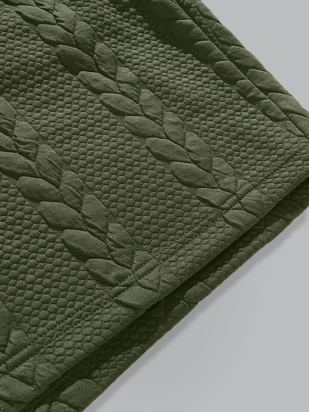 Textured Cable Knit T-Shirt and Shorts Set