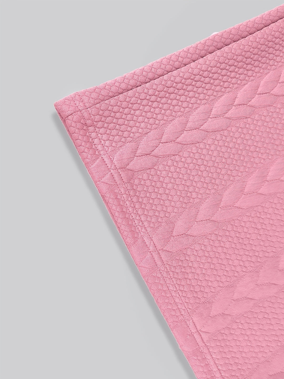 Textured Cable Knit T-Shirt and Shorts Set