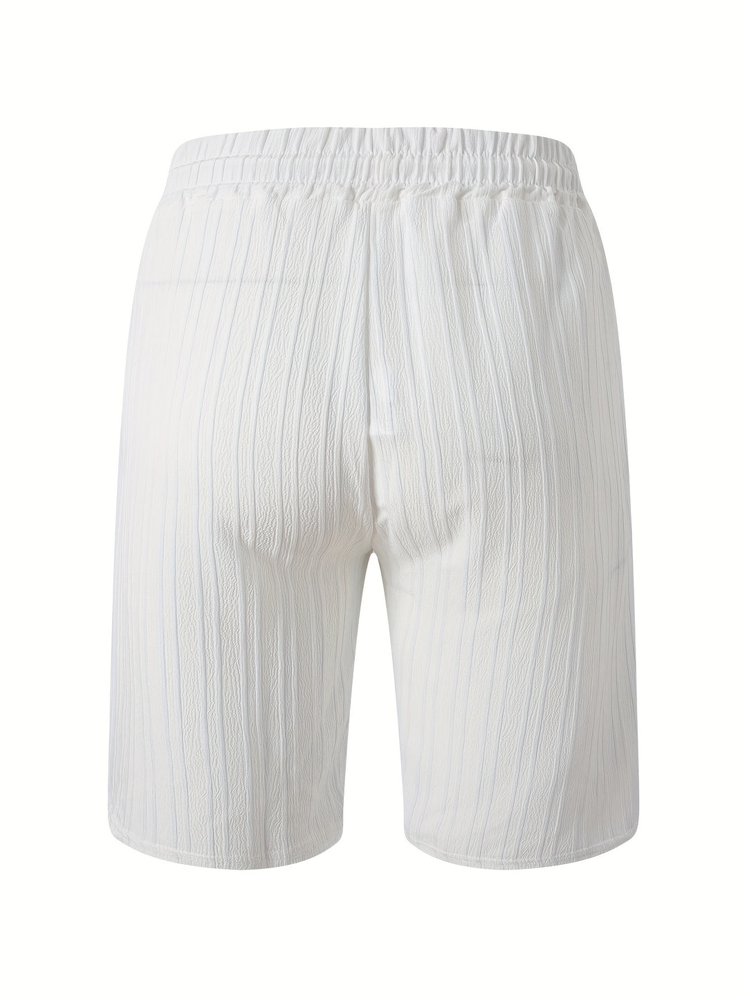 Sleeveless Pleated Button Shirt and Shorts Set