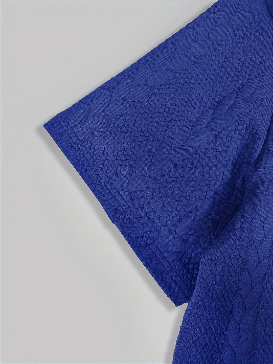 Textured Cable Knit T-Shirt and Shorts Set