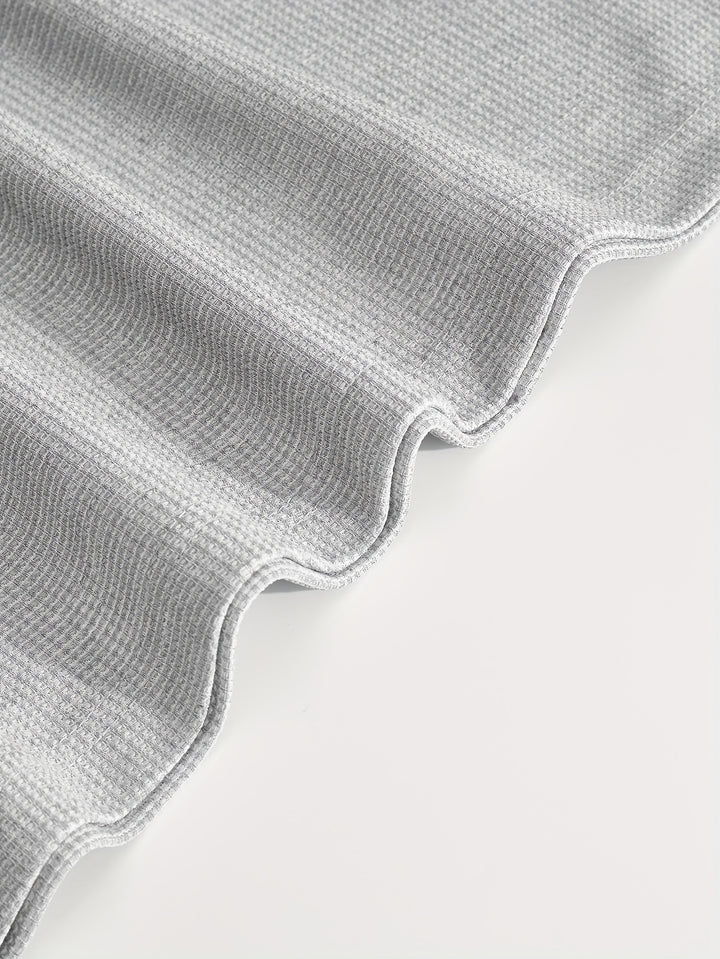 Textured Minimalist T-Shirt and Shorts Set