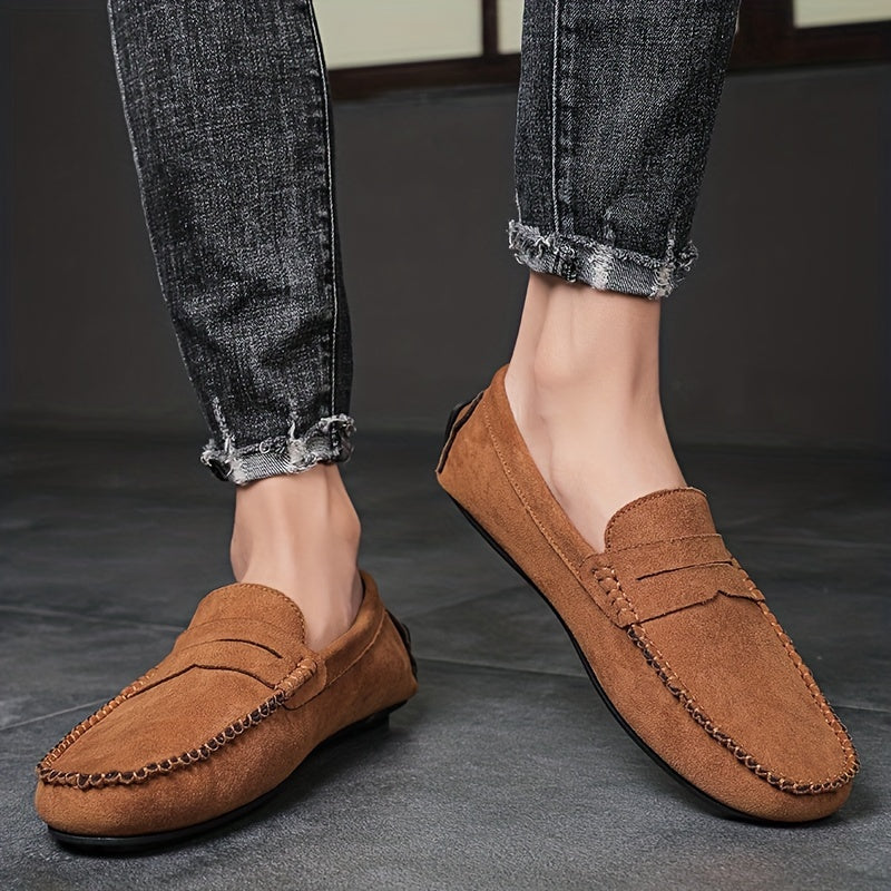 Suede Driving Loafer