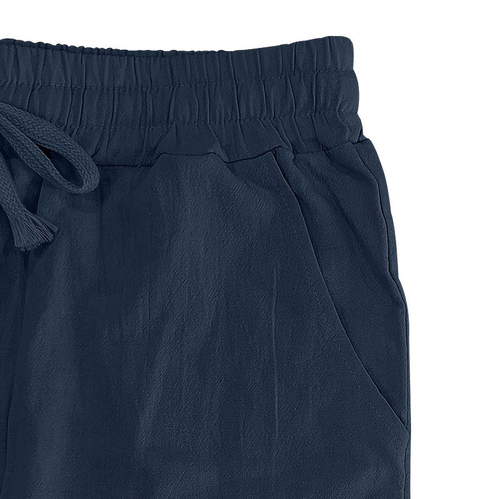 Linen Drawstring Pants