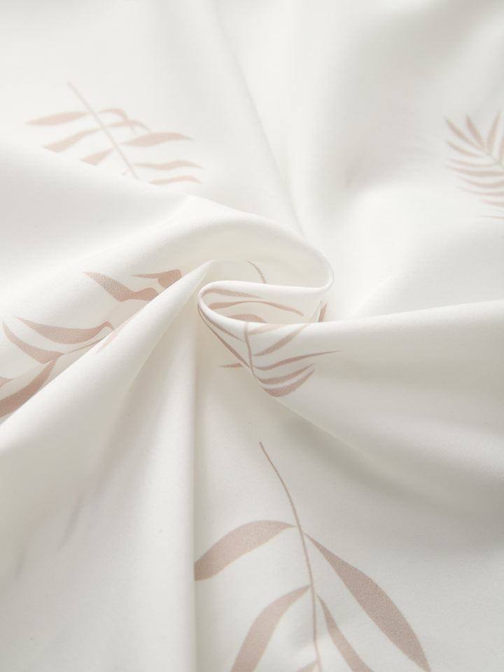 Tropical Printed Short Sleeve Shirt and Shorts Set