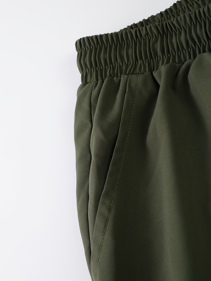 Relaxed Tailored Short Sleeve Shirt and Trousers Set