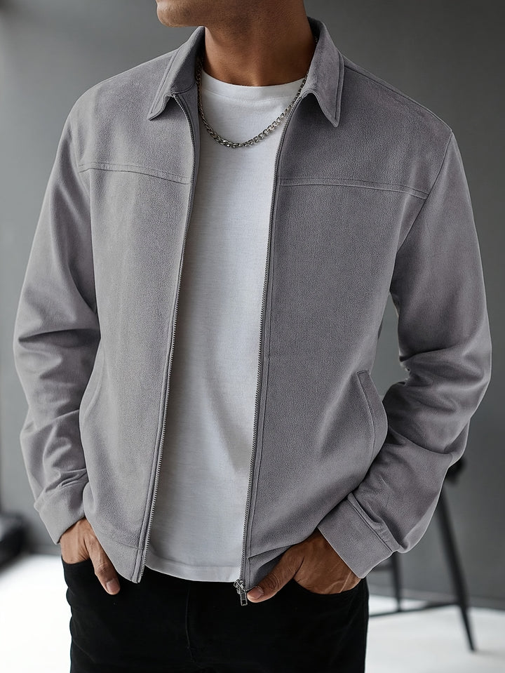 Tailored Suede Jacket