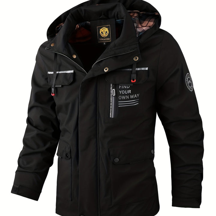 Waterproof Hooded Utility Jacket
