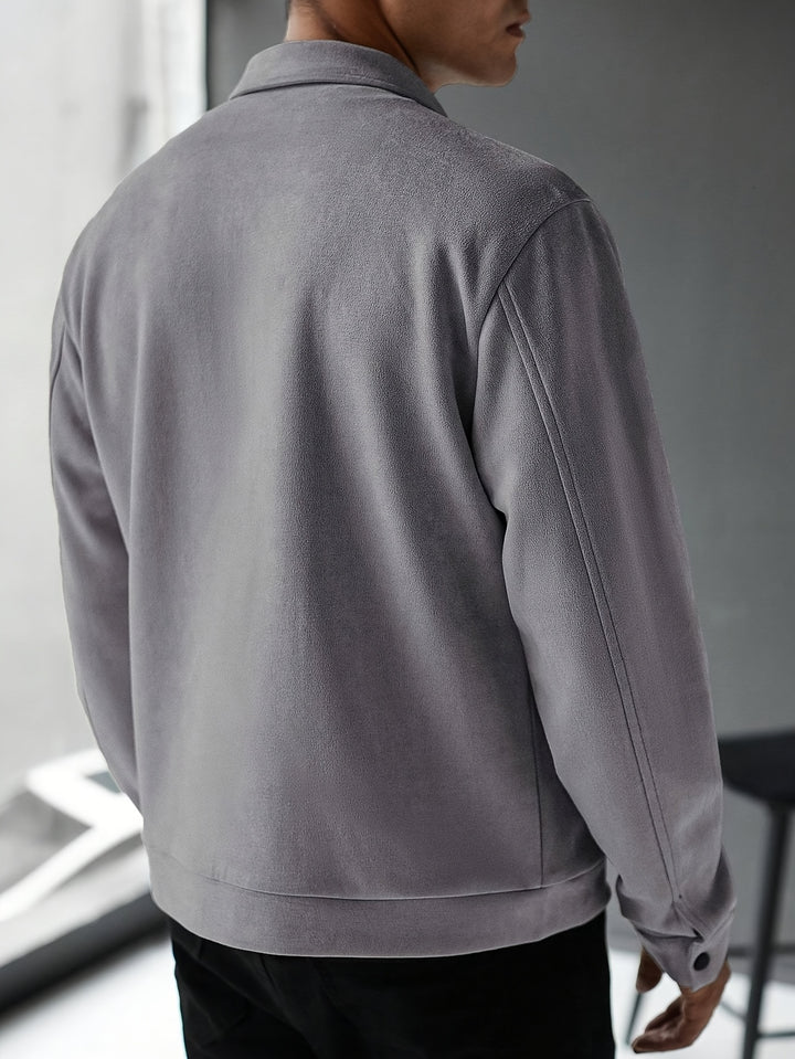 Tailored Suede Jacket