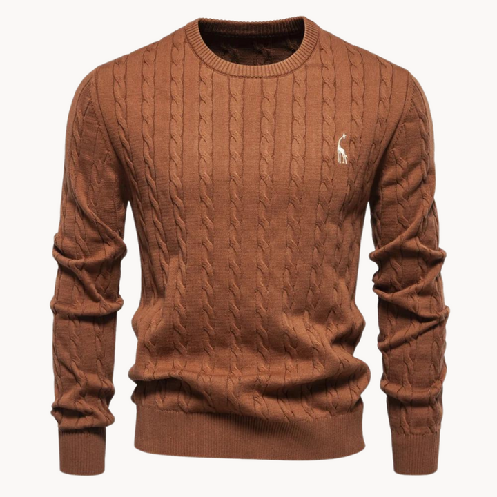 Kosta Zopfmusterpullover