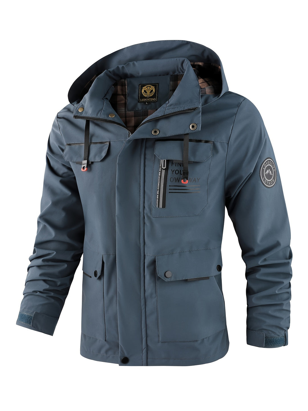 Waterproof Hooded Utility Jacket