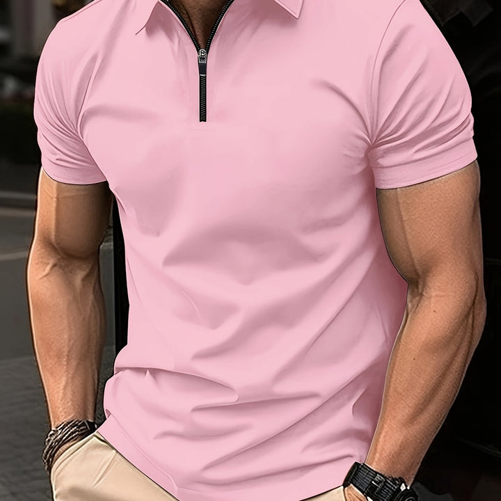 Zipper Polo Shirt
