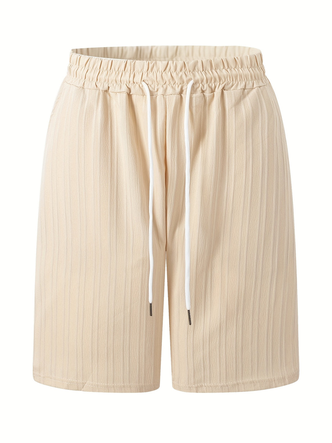 Sleeveless Pleated Button Shirt and Shorts Set