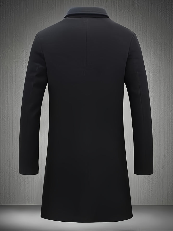 Classic Single-Breasted Overcoat