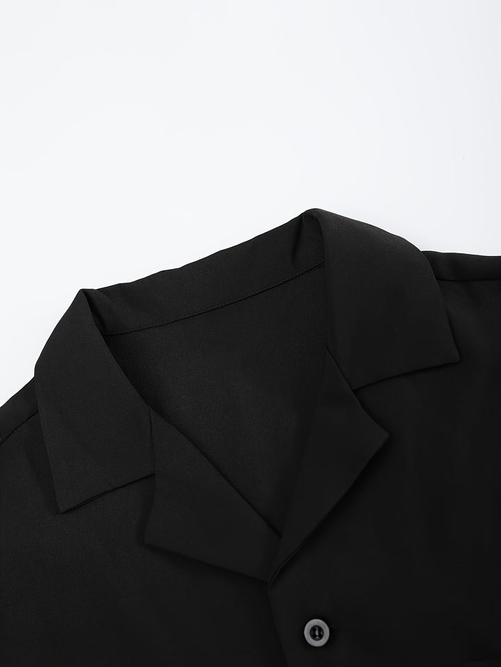 Relaxed Tailored Short Sleeve Shirt and Trousers Set