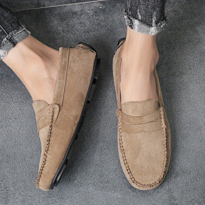 Suede Driving Loafer
