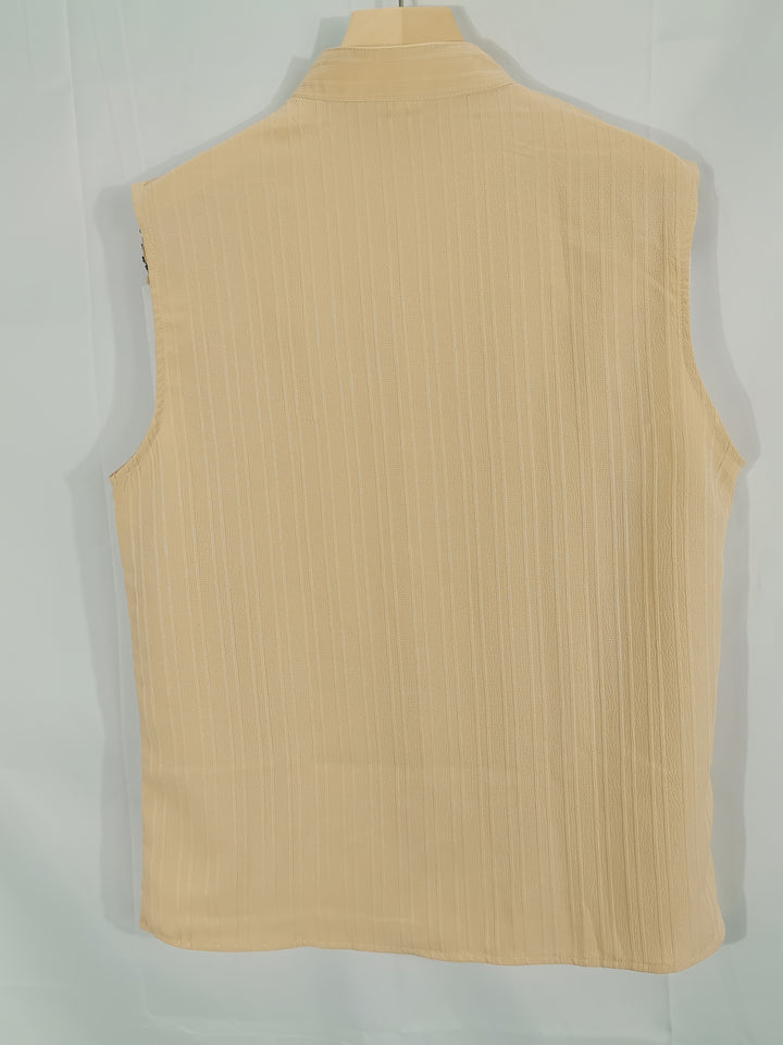 Sleeveless Pleated Button Shirt and Shorts Set