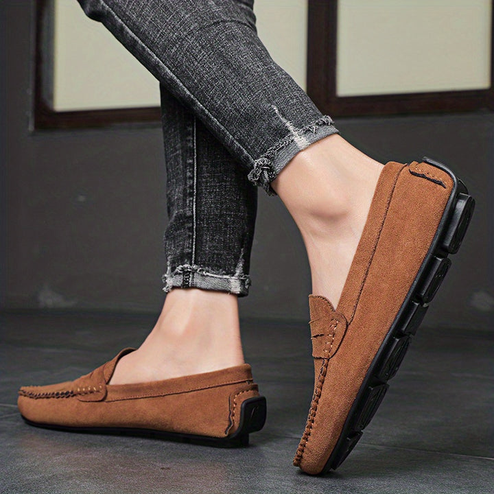 Suede Driving Loafer