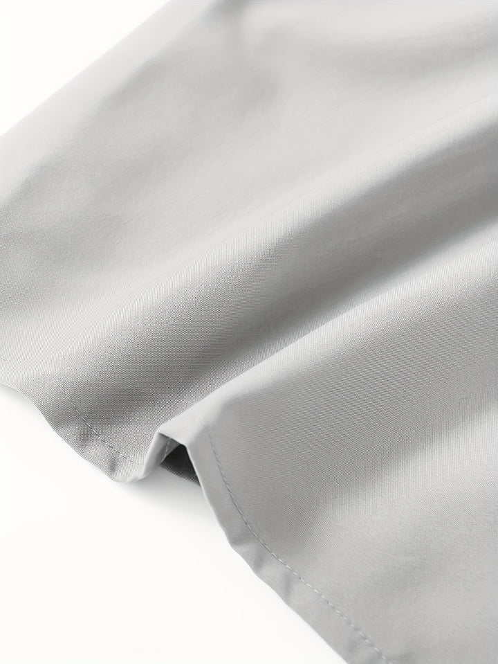 Relaxed Tailored Short Sleeve Shirt and Trousers Set