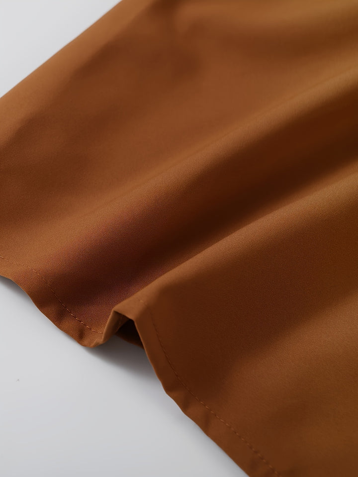 Relaxed Tailored Short Sleeve Shirt and Trousers Set