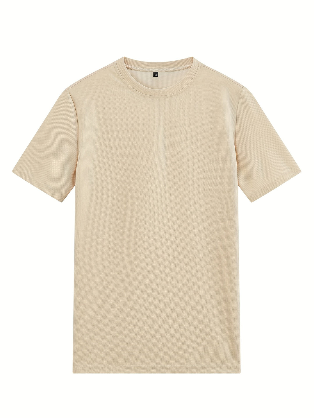 Textured Minimalist T-Shirt and Shorts Set