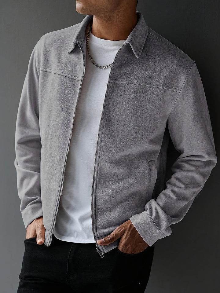 Tailored Suede Jacket