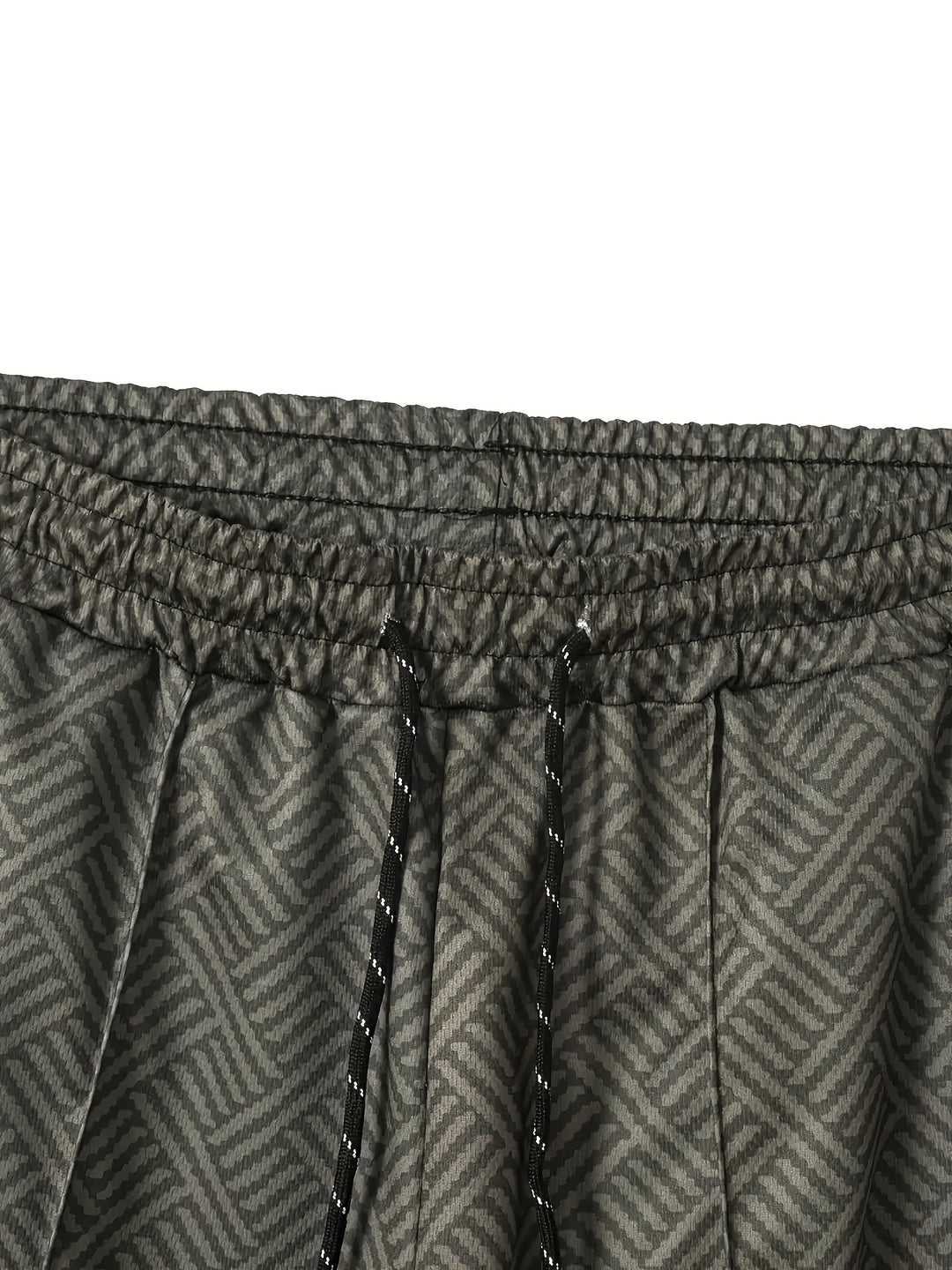 Textured Zip Polo Shirt and Shorts Set