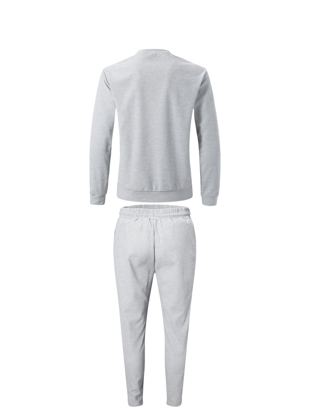 Textured Long Sleeve Top and Joggers Set