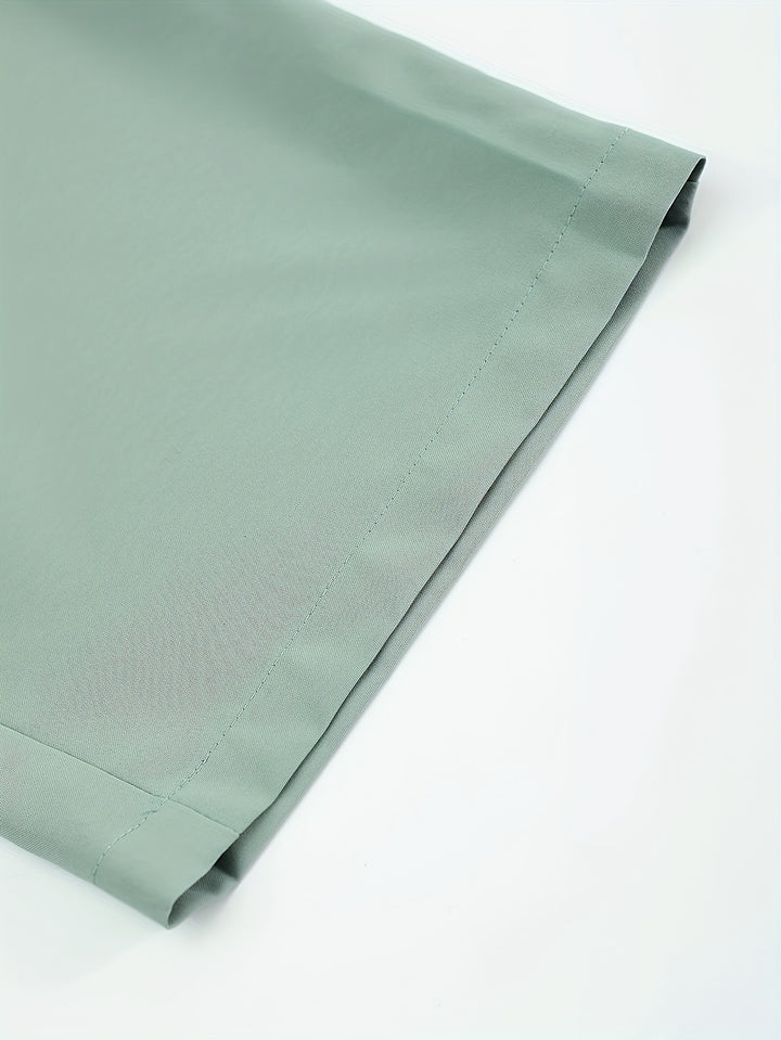 Relaxed Tailored Short Sleeve Shirt and Trousers Set