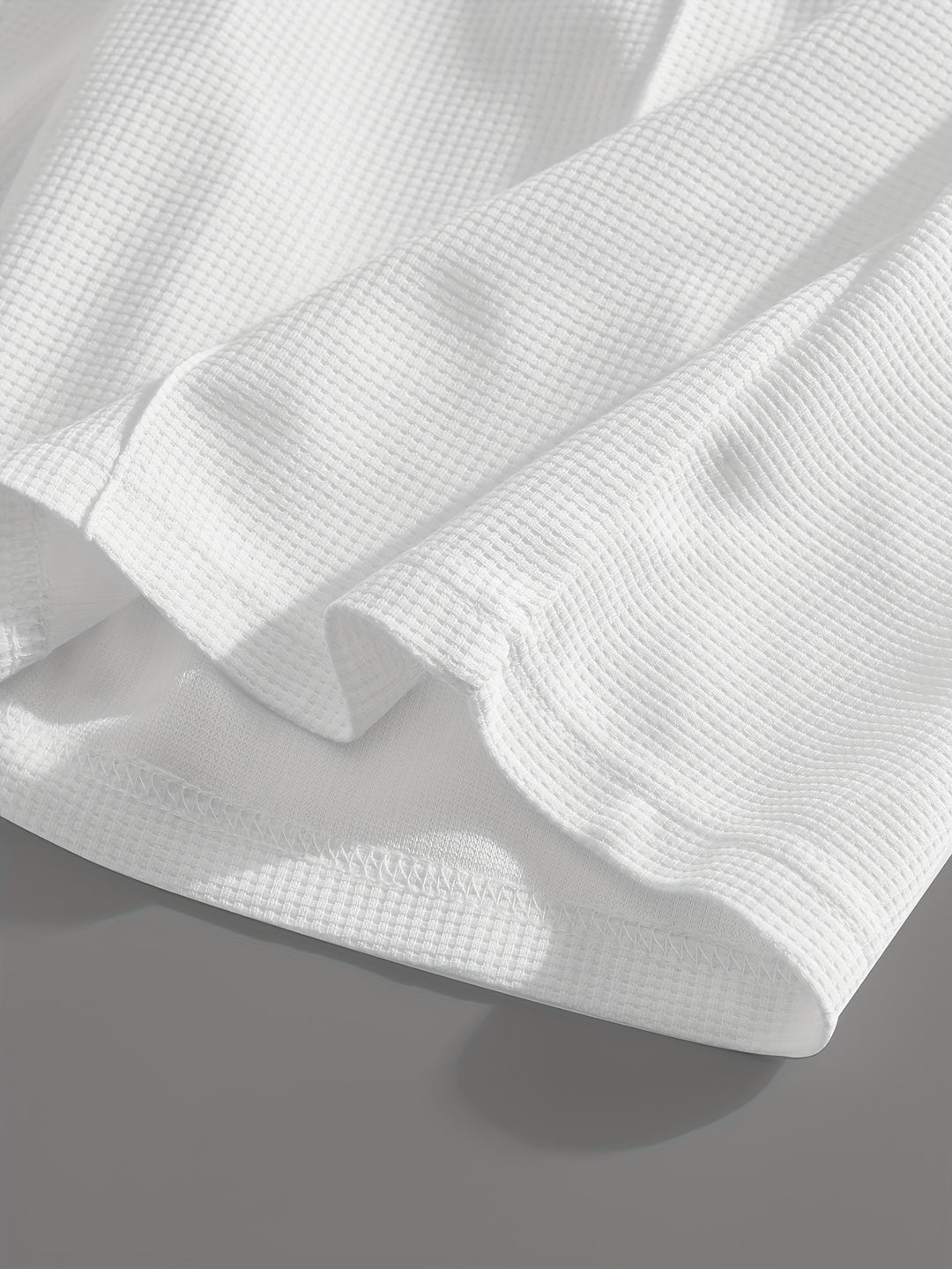 Textured Minimalist T-Shirt and Shorts Set