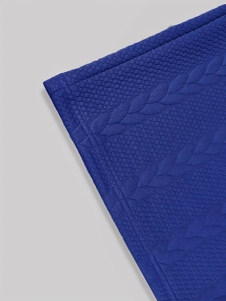 Textured Cable Knit T-Shirt and Shorts Set