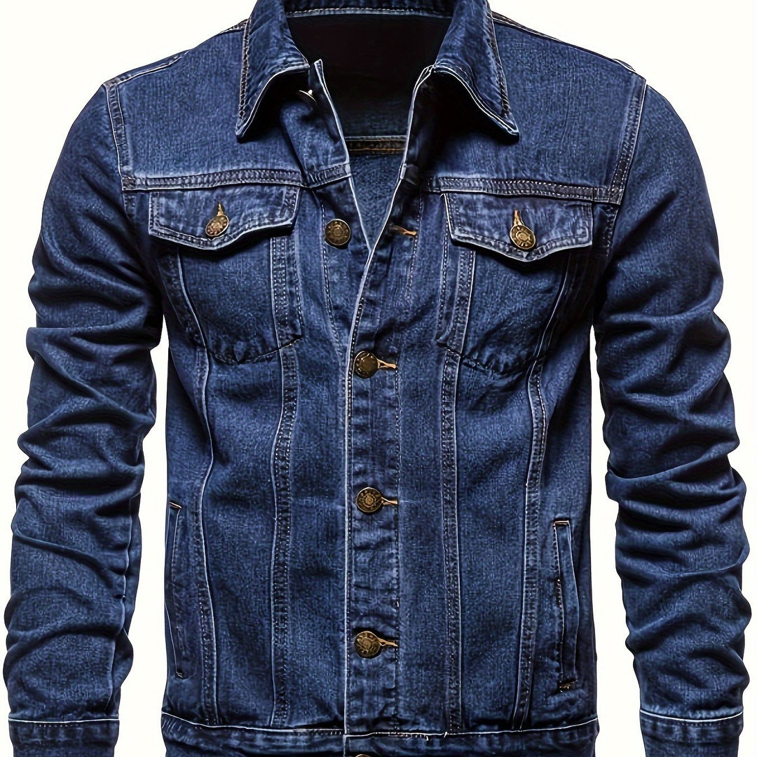 Classic Button-Up Denim Jacket