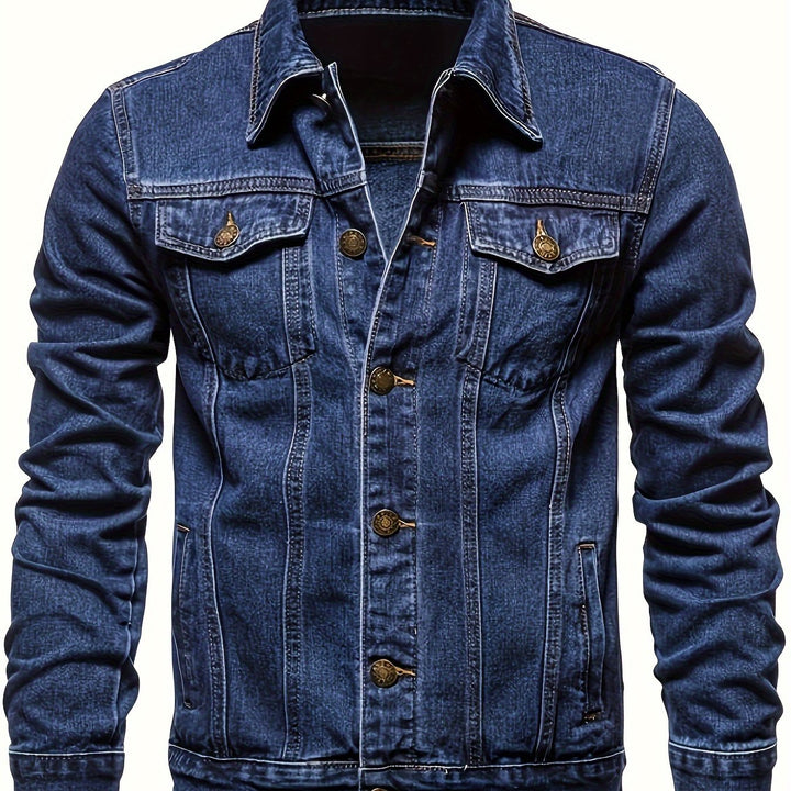 Classic Button-Up Denim Jacket
