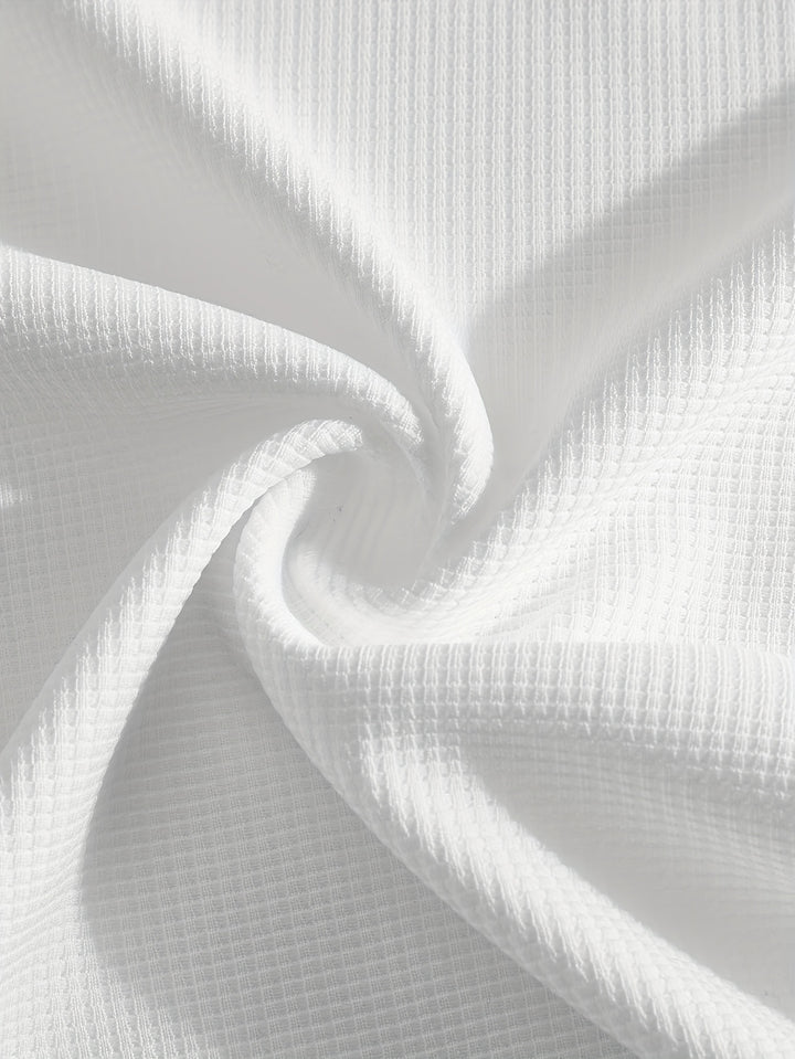 Textured Minimalist T-Shirt and Shorts Set