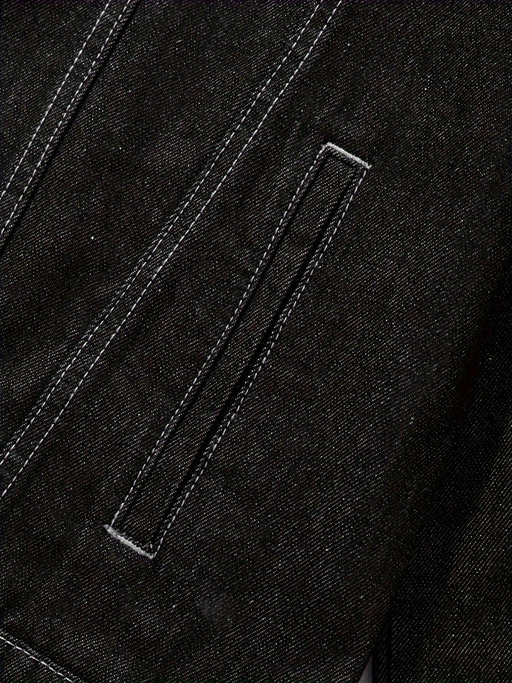 Classic Button-Up Denim Jacket