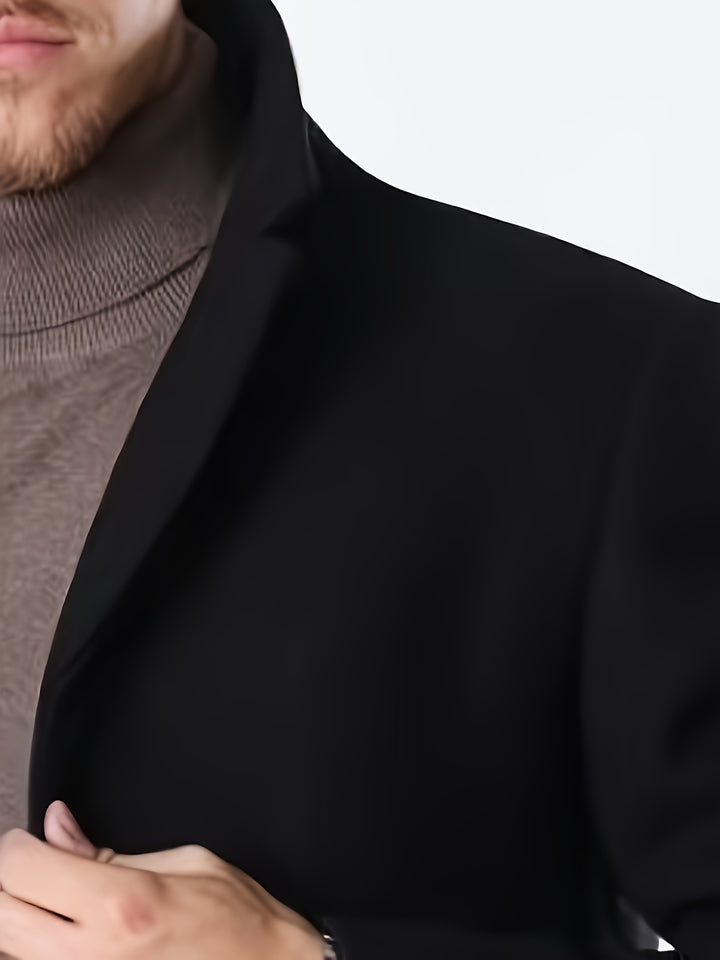 Classic Single-Breasted Overcoat