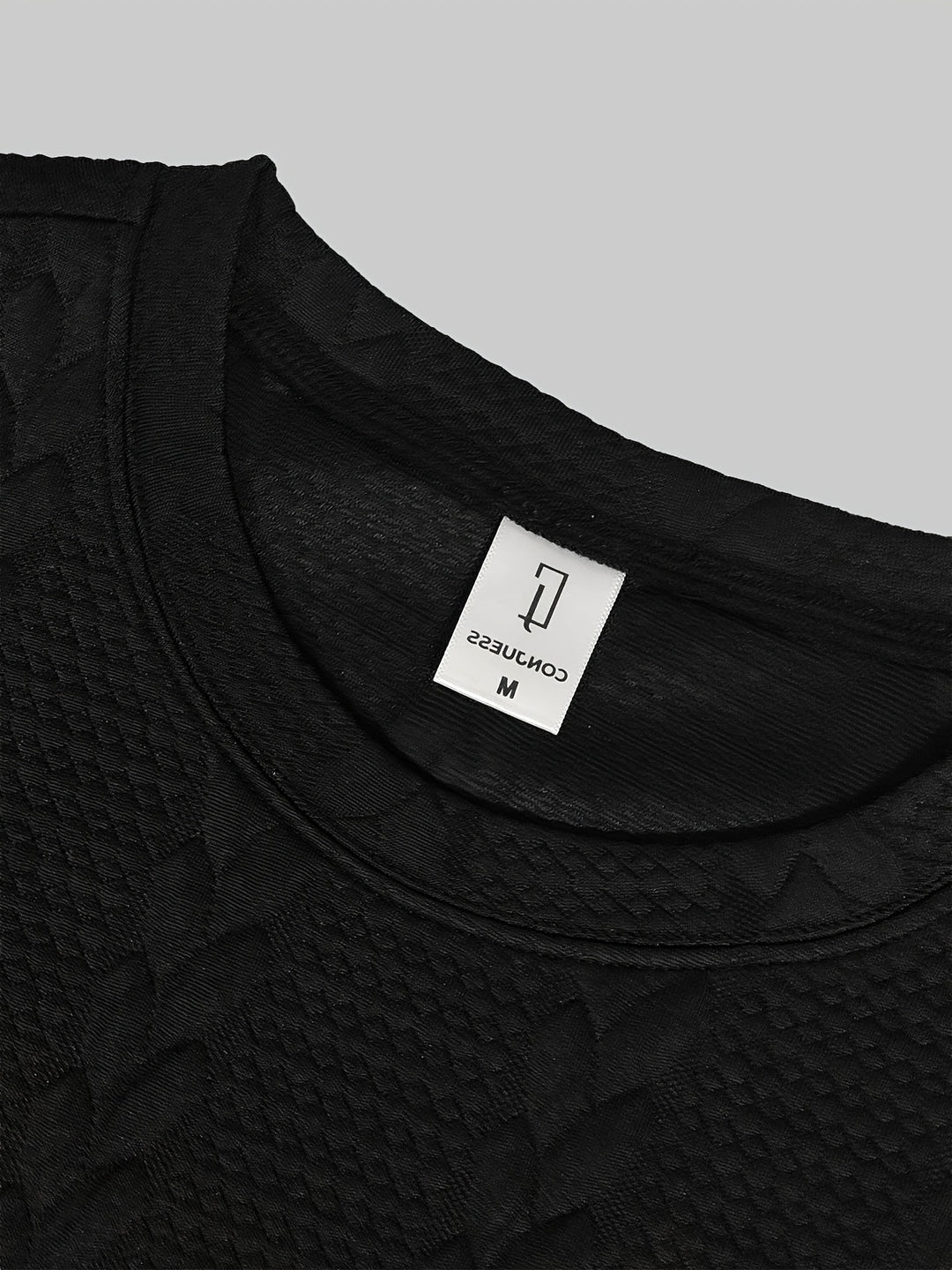 Textured Cable Knit T-Shirt and Shorts Set