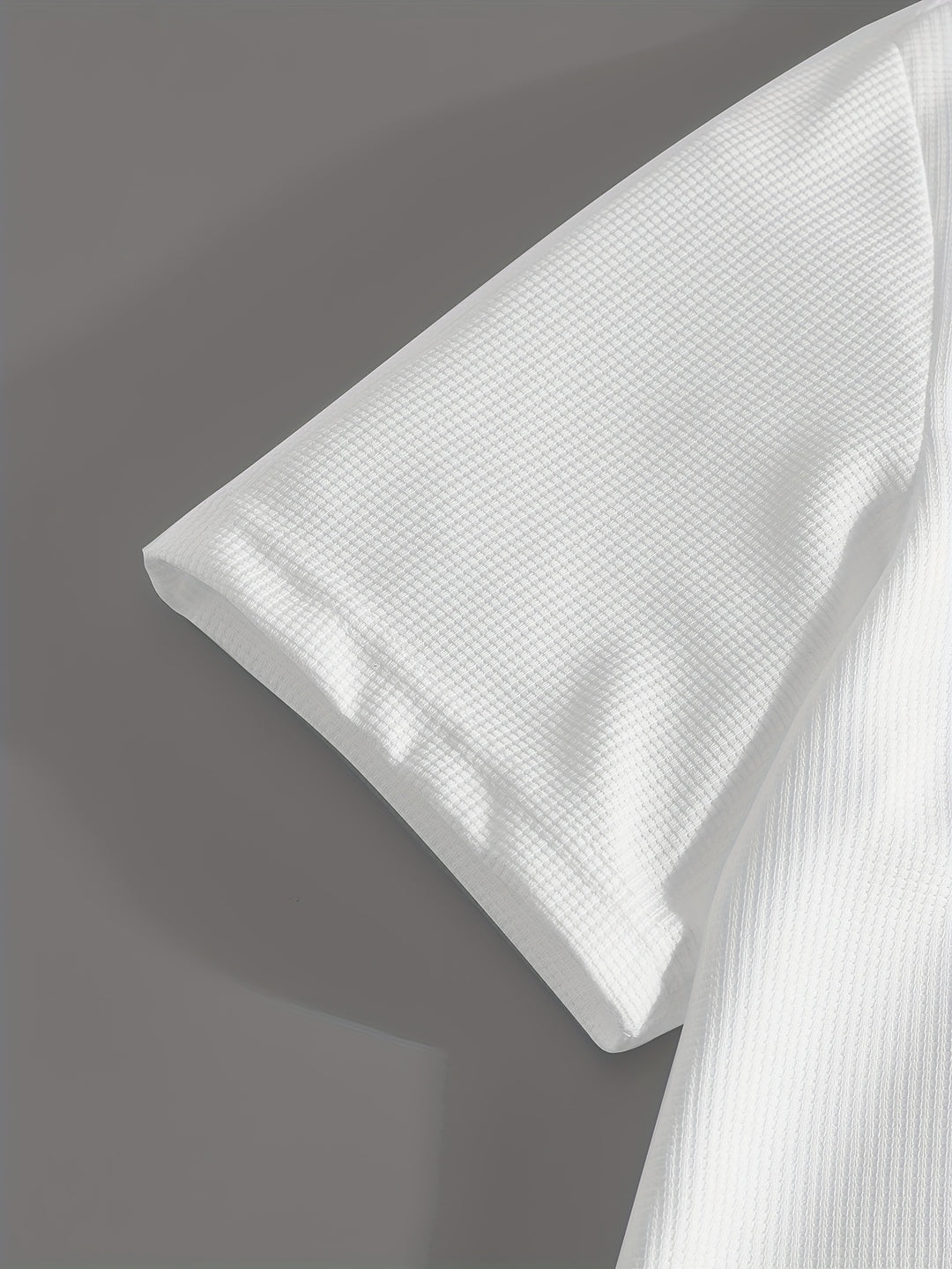 Textured Minimalist T-Shirt and Shorts Set