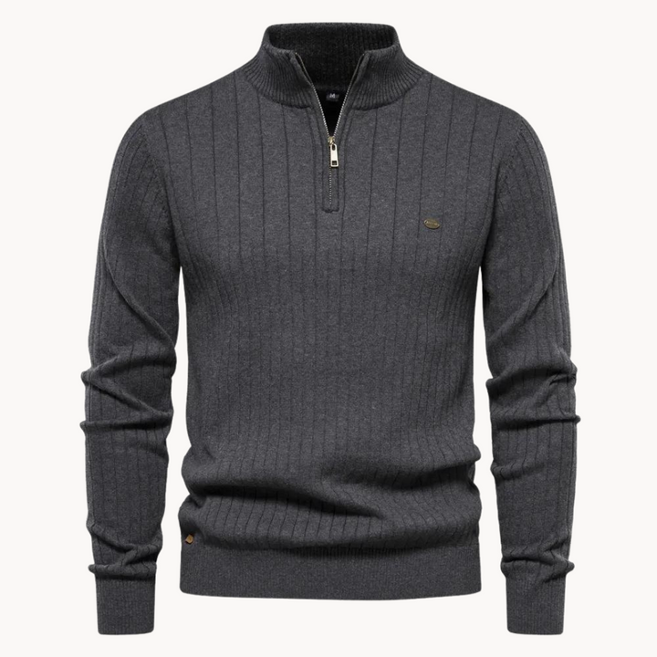 Jenson Pullover mit Viertelreißverschluss