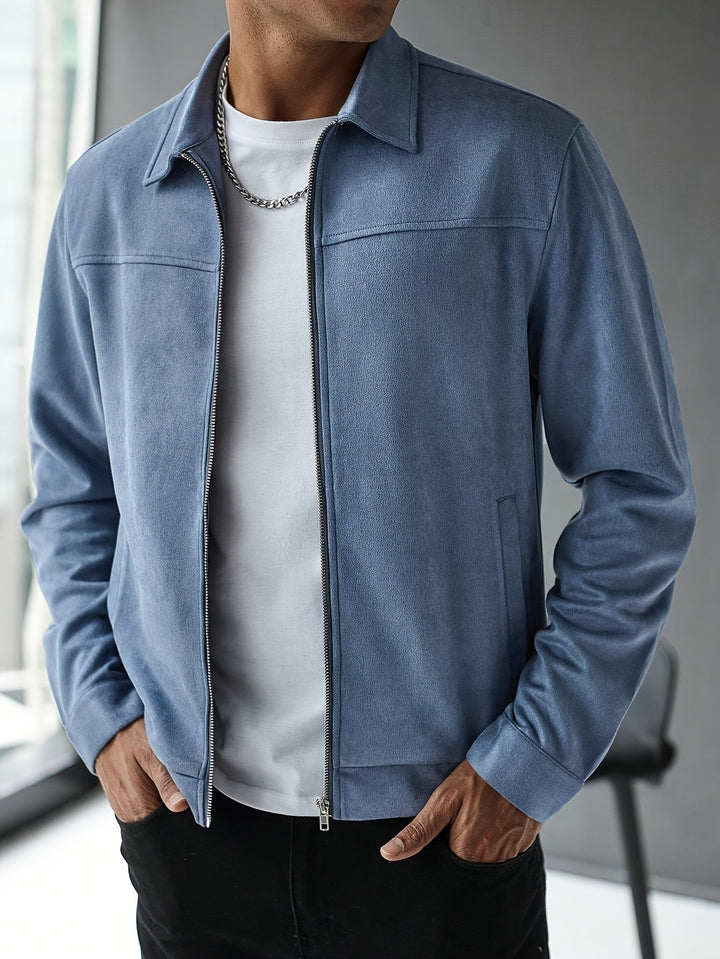 Tailored Suede Jacket