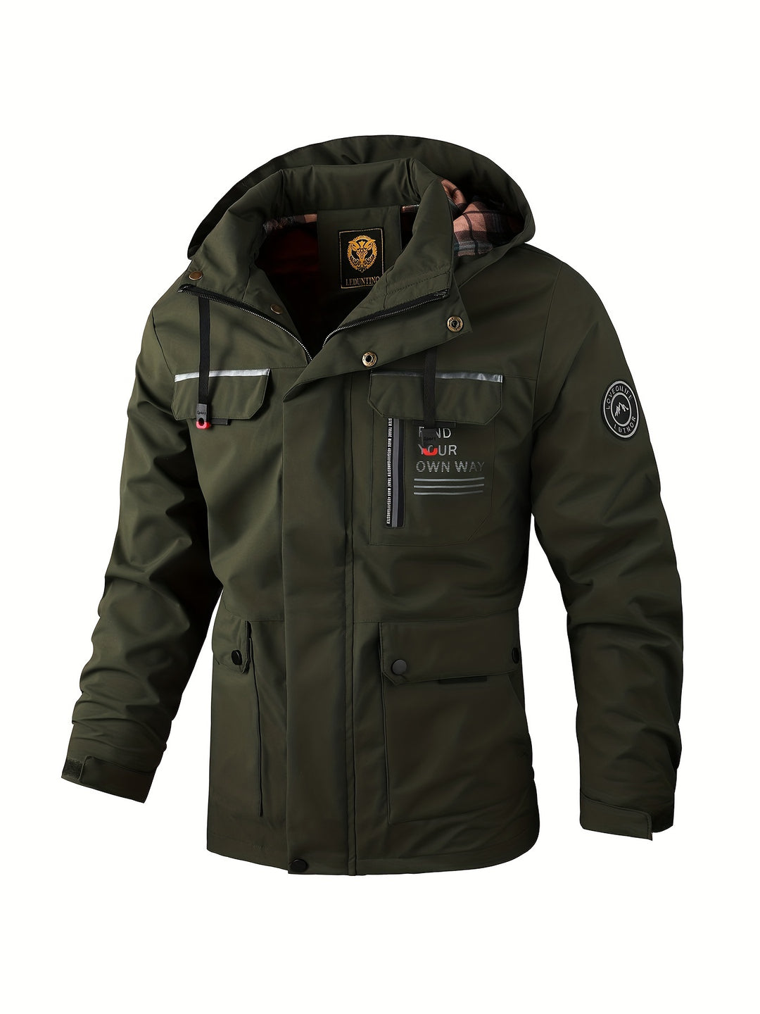 Waterproof Hooded Utility Jacket